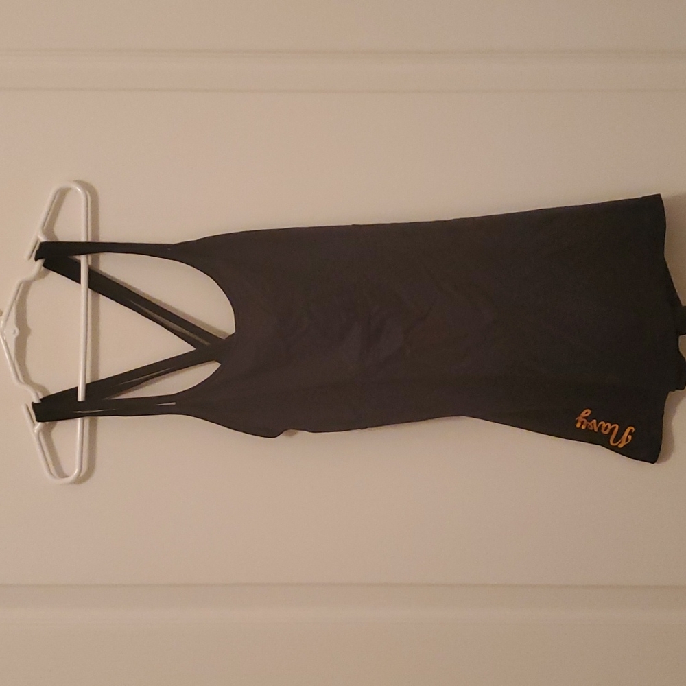 Womens Exercise "Navy" Tank Top...Small....Dark Blue
